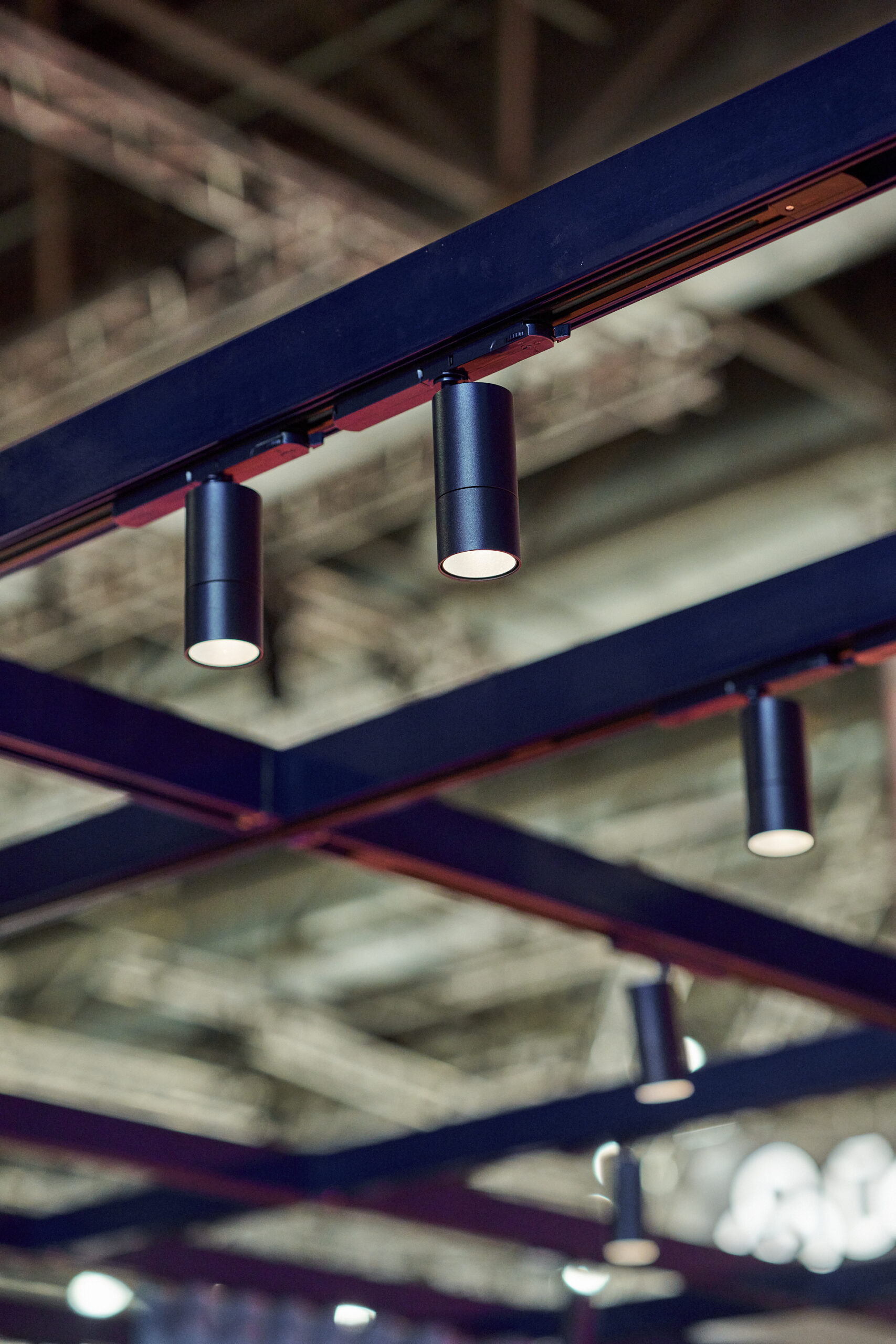 Showroom lit by Flux fixtures